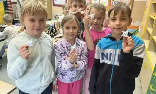 Zdjęcie grupowe uczniów 